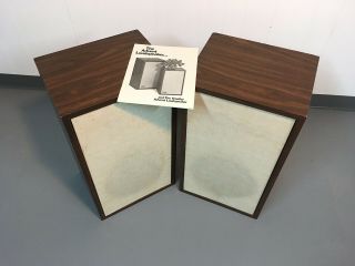 Vintage Large Advent Loudspeakers (pair),  Walnut - finish Vinyl Clad Cabinet 6