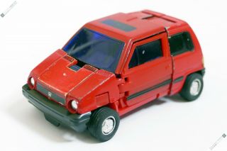 Takara Diaclone Red Skids Car Robot Honda City Transformers G1 Microman Vintage