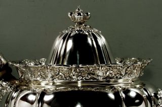 Tiffany Sterling Silver Teapot c1891 Chrysanthemum 7