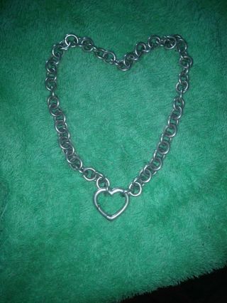 Vintage Tiffany And Company Sterling Silver Necklace