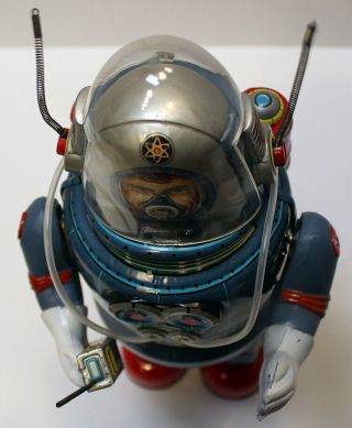 Vintage Rosko Nomura Astronaut w Box – Blue Japanese 7