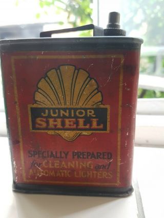 Vintage Junior Shell Small Petrol Can In