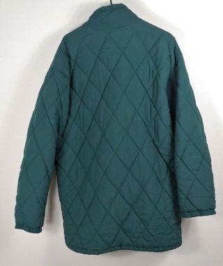 Vintage Stussy Diamond Quilted Hunter Green Burly Gear Authentic USA XL RARE 2