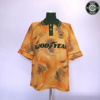 Wolves Vintage Molineux Football Shirt 1992/93 (xxl) 48/50 Wolverhampton Bull