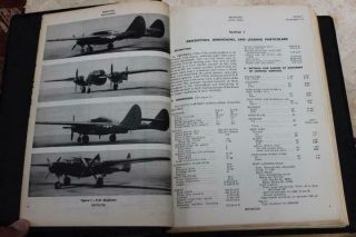 1945 AAF NORTHROP P - 61 BLACK WIDOW ERECTION MAINTENANCE FLIGHT HANDBOOK 2