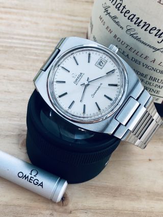 Omega Seamaster Date Steel Bracelet Automatic Men Vintage 1977 Watch,  Box