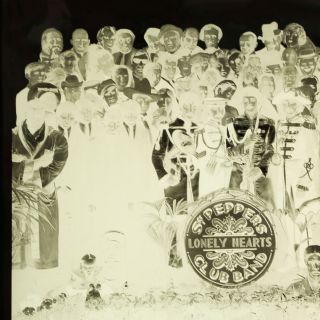 THE BEATLES SGT PEPPER ' S VINTAGE EMI PRESSING VINYL ALBUM CMYK SCREEN 11