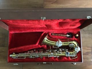 Vintage 1923 Buescher True Tone Alto Saxophone - Low Pitch - Serial No.  136803