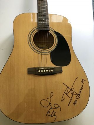 Rare Bas Lady Gaga And Bradley Cooper Signed Guitar A Star Is Born