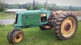 1939 Oliver Tractor And Under Tractor Cultivator Antique