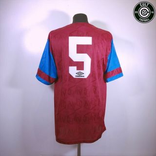 Mcgrath 5 Aston Villa Vintage Umbro Home Football Shirt 1992/93 (xl) Ireland