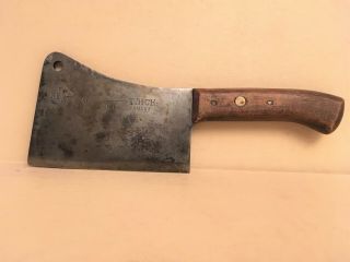 Vintage Antique F Dick Germany No 93 Butchers 6 " Meat Cleaver X24