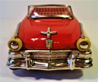 TIN FRICTION 1956 FORD CONVERTIBLE CAR TWO TONE IRCO JAPAN 8