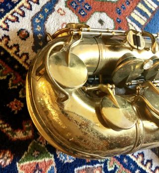 1946 King Zephyr Tenor Saxophone HN White Vintage 2