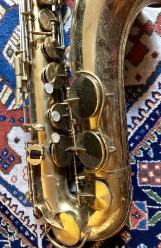 1946 King Zephyr Tenor Saxophone HN White Vintage 3