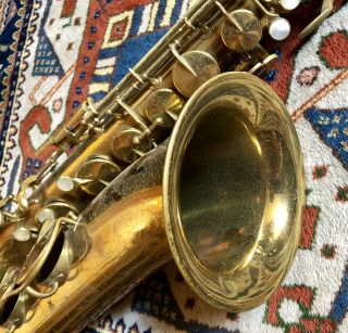 1946 King Zephyr Tenor Saxophone HN White Vintage 4