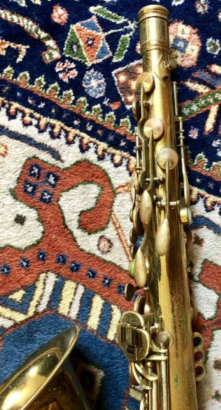 1946 King Zephyr Tenor Saxophone HN White Vintage 7