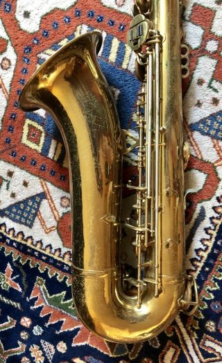 1946 King Zephyr Tenor Saxophone HN White Vintage 8
