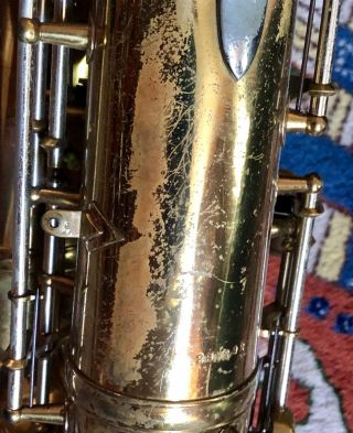 1946 King Zephyr Tenor Saxophone HN White Vintage 9