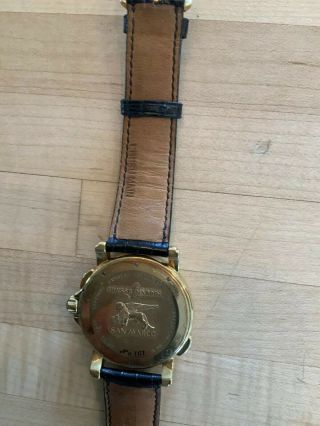 Ulysse Nardin GMT,  / - San Marco 18k Gold Black Dial Rare Watch 3
