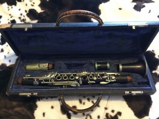 Vintage All Selmer Paris Centered Tone E Or B Flat Wood Clarinet & Case