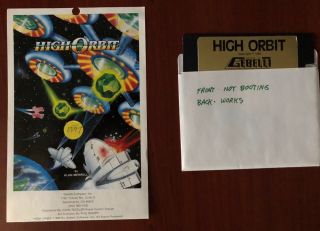 High Orbit,  Apple Ii 2 Vintage Video Game,  Gebelli