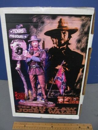 Clint Eastwood As Outlaw Josey Wales Resin Model Kit - Needful Things Rare