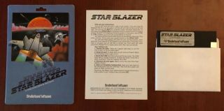 Star Blazer,  Apple Ii 2 Vintage Video Game,  Broderbund