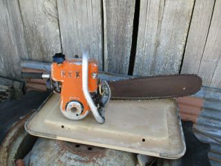 Vintage Rexo LS Petrol Chainsaw.  Example.  Will Ship Worldwide 5