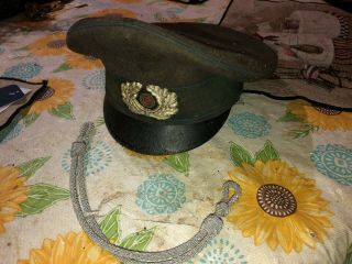Ww2 German Medical Officer Visor Hat