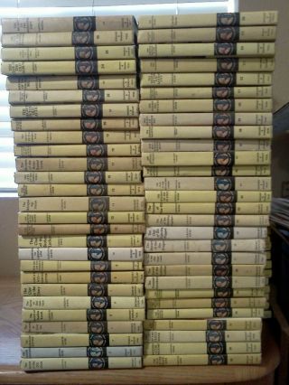 Vintage Nancy Drew Mystery Books Yellow Matte Complete Set 1 - 56