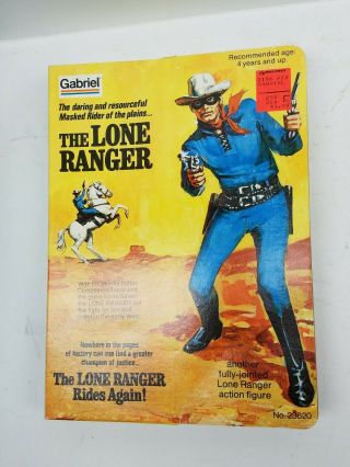 Vtg 70s Lone Ranger Gabriel Tv Show 1975 Mib Doll Box Figure Marx Hubley