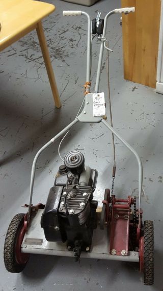 Am089 Vtg Sears Roebuck Gas Reel Lawnmower 1954 Briggs & Stratton 5s Restored