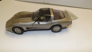 1982 Corvette T - Top - Die Cast Model - Franklin - Moving Parts - Vintage