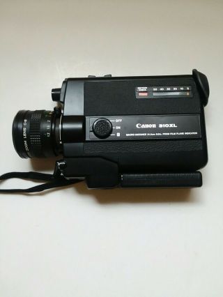 Vintage Canon_310xl 8 Movie Camera W/original Leather Case Antiques
