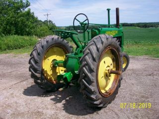 1937 John Deere Unstyled A Antique Tractor a b g h d m 7