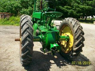 1937 John Deere Unstyled A Antique Tractor a b g h d m 8