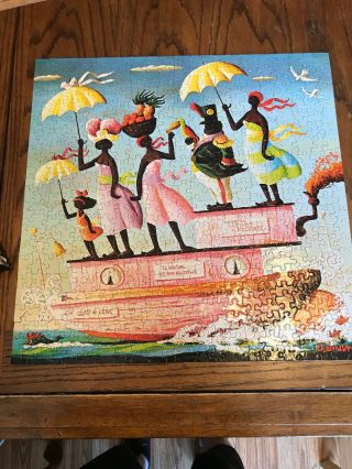 Vintage Rare 1966 Springbok Puzzle " Caribbean Fantasy " Orville Bulman Complete