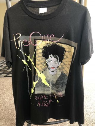 The Cure Kiss Me 1987 Vintage Tee Shirt Size L