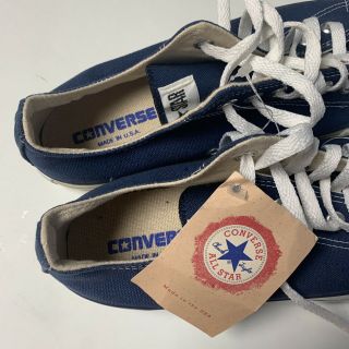 CONVERSE ALL STAR MADE IN USA Size 10 VINTAGE 90s CHUCK TAYLOR Blue Low 2