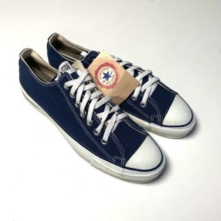 CONVERSE ALL STAR MADE IN USA Size 10 VINTAGE 90s CHUCK TAYLOR Blue Low 6