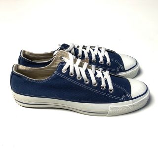 CONVERSE ALL STAR MADE IN USA Size 10 VINTAGE 90s CHUCK TAYLOR Blue Low 7