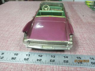 Bandai Cadillac Convertible Tin Friction Car 11.  25 