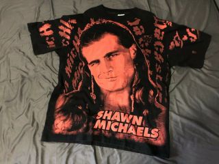 Shawn Michaels Vintage T Shirt All Over Print