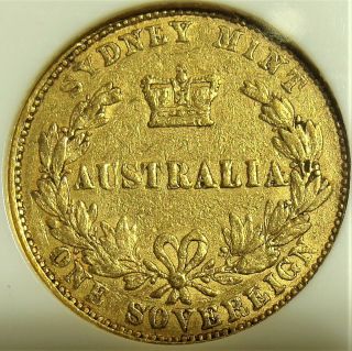 Australia: Victoria gold Sovereign 1855 - SYDNEY VF20 NGC.  RARE 2