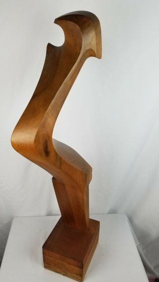 Giuseppe Carli 1968 Carved Wood Sculpture Mid Century Modern Venetian Gondola 5