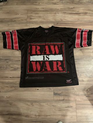 Rare Vintage Wwf 1999 Raw Is War Jersey