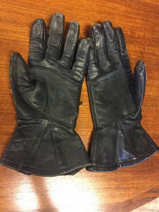 Vanson Leather Xray Skeleton Vintage Motorcyle Gloves 2