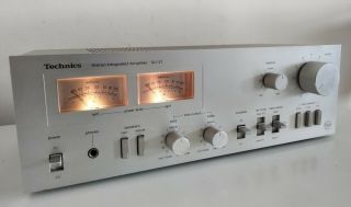 Technics Su - Z1 Vintage Stereo Integrated Hifi Amplifier Silver Rare Vu Meters