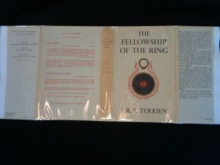 RARE 1954 1st ED - The Fellowship Of The Ring - Tolkien - Hobbit,  Lord Of Rings 10